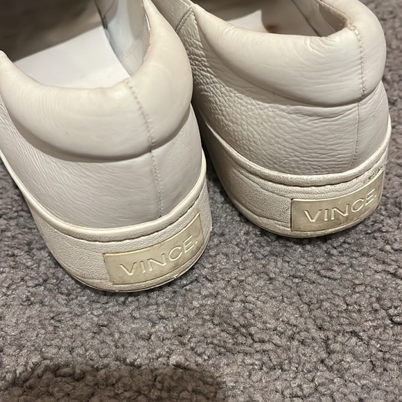 White leather Vince - Picture 3 of 4